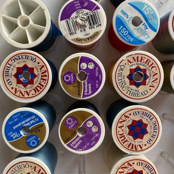 Karapenn Polyester Cotton Thread 40 Spools Multicolour - Picture 5 of 5